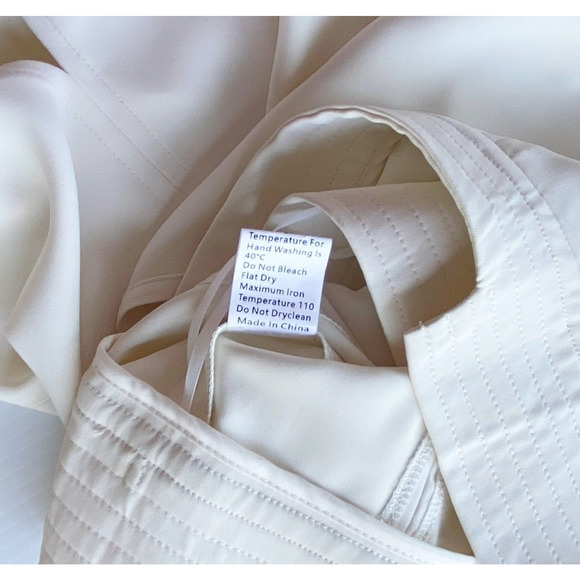 Commense Wrap Skirt Womens Size XS Cream Side Slit REVOLVE Brand NEW Flawed - Picture 9 of 16